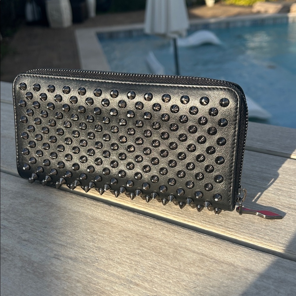 Christian Louboutin Panettone Zip Around Wallet - Picture 2 of 7